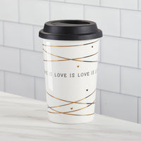 Thumbnail for Love is Love 15 oz. Ceramic Travel Mug
