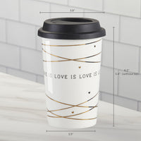 Thumbnail for Love is Love 15 oz. Ceramic Travel Mug