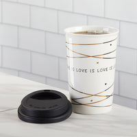 Thumbnail for Love is Love 15 oz. Ceramic Travel Mug