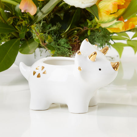 Dinosaur Ceramic Planter Main Image, Kate Aspen | Planter