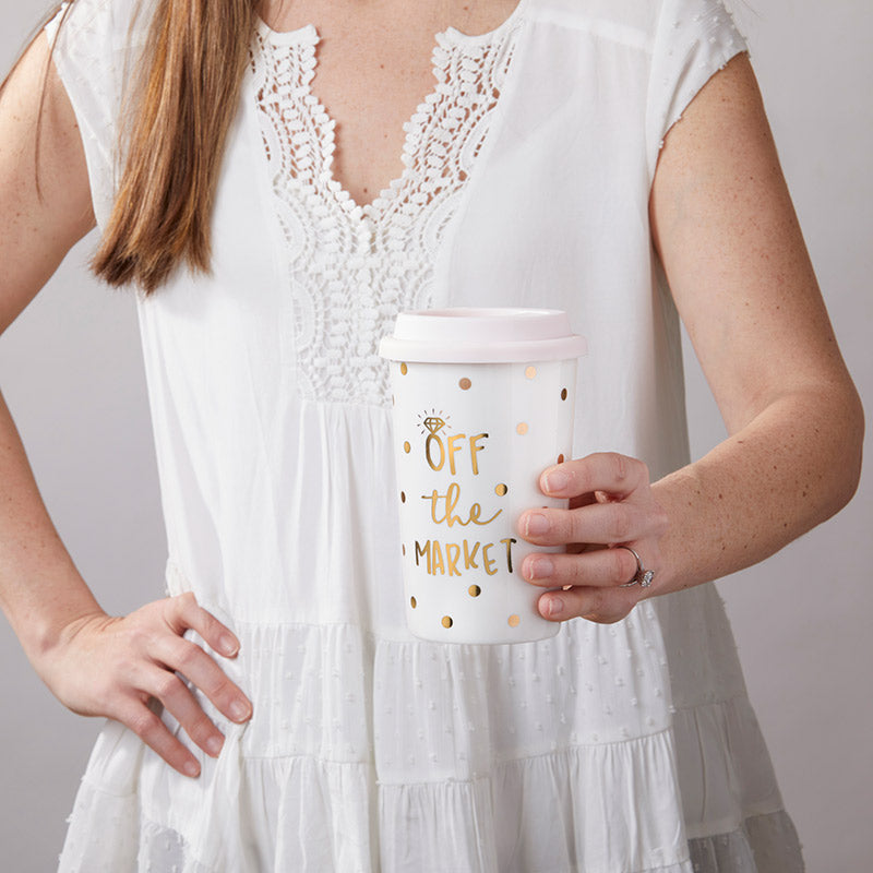 Off The Market 15 oz. Ceramic Travel Mug