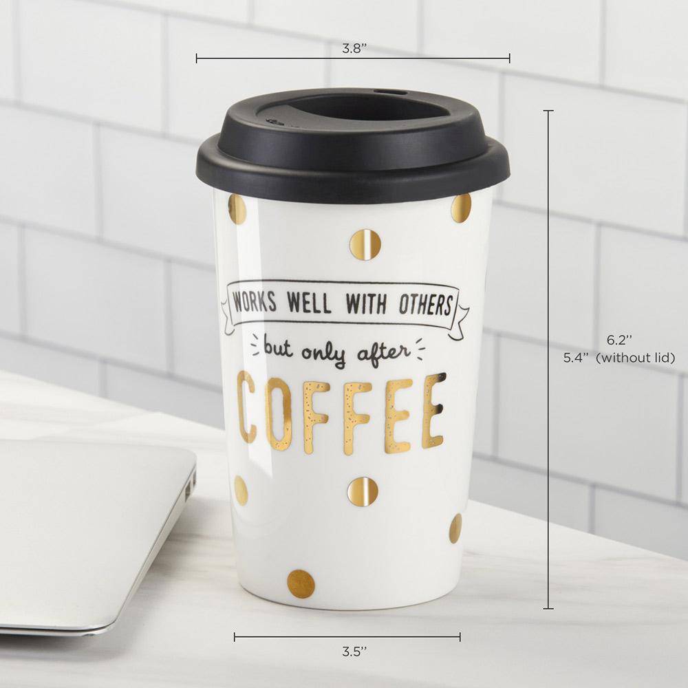 Works Well With Others 15 oz. Ceramic Travel Mug