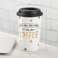 Thumbnail for Works Well With Others 15 oz. Ceramic Travel Mug