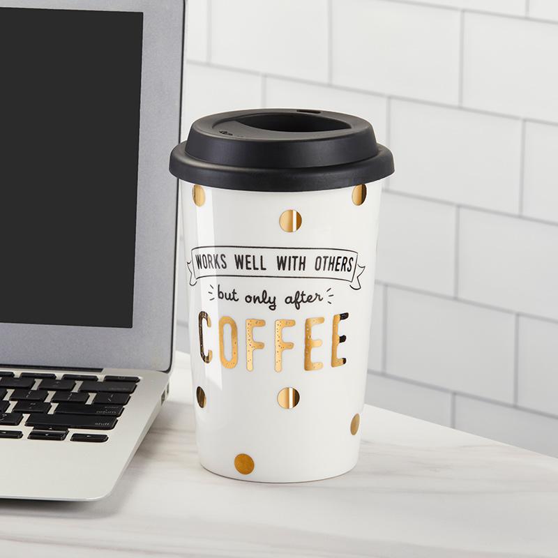 Works Well With Others 15 oz. Ceramic Travel Mug
