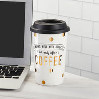 Thumbnail for Works Well With Others 15 oz. Ceramic Travel Mug