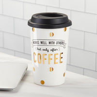 Thumbnail for Works Well With Others 15 oz. Ceramic Travel Mug
