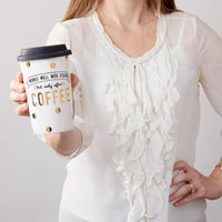 Thumbnail for Works Well With Others 15 oz. Ceramic Travel Mug