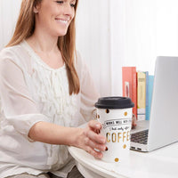 Thumbnail for Works Well With Others 15 oz. Ceramic Travel Mug