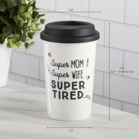 Thumbnail for Super Mom 15 oz. Ceramic Travel Mug