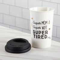 Thumbnail for Super Mom 15 oz. Ceramic Travel Mug