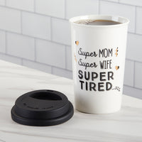 Thumbnail for Super Mom 15 oz. Ceramic Travel Mug