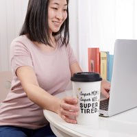 Thumbnail for Super Mom 15 oz. Ceramic Travel Mug