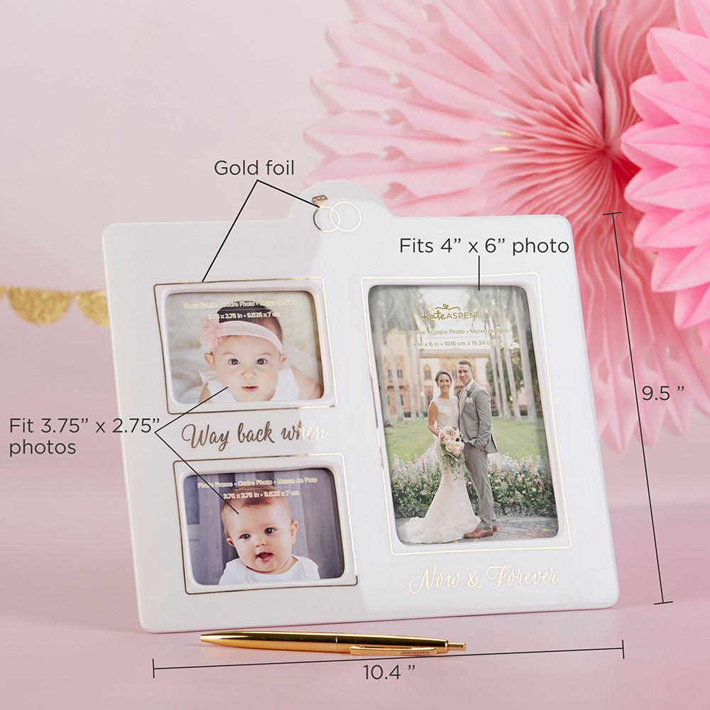 Now & Then Ceramic Photo Frame