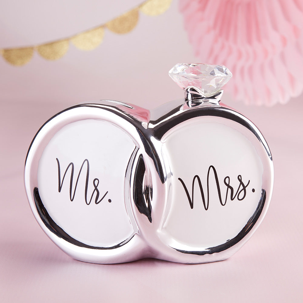 Mr. & Mrs. Diamond Ring Ceramic Bank