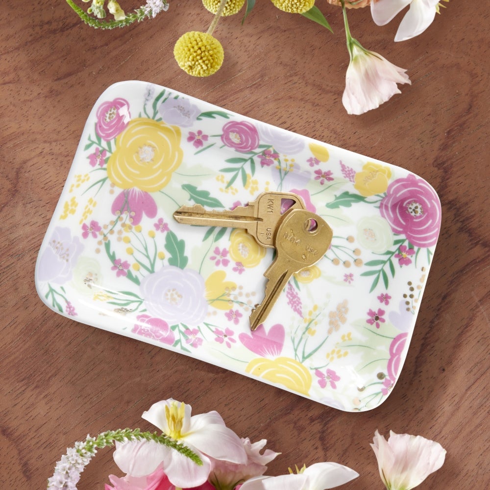 Garden Blooms Trinket Dish Alternate Image 4, Kate Aspen | Trinket Dish