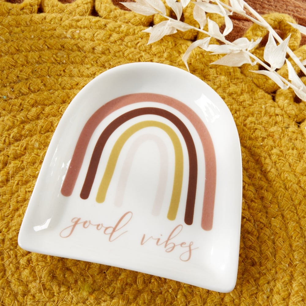Good Vibes Trinket Dish Alternate Image 2, Kate Aspen | Trinket Dish