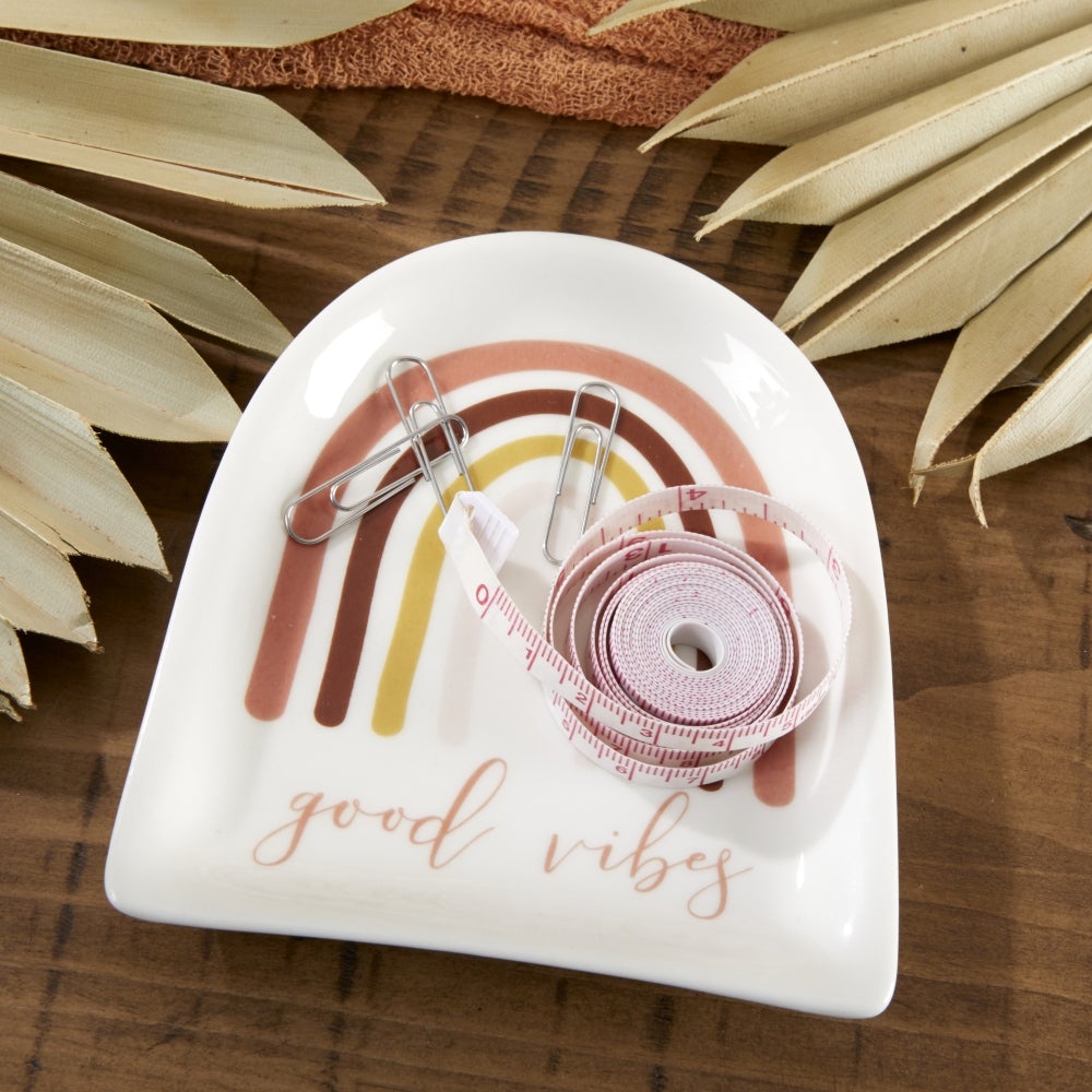 Good Vibes Trinket Dish Alternate Image 3, Kate Aspen | Trinket Dish