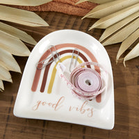 Thumbnail for Good Vibes Trinket Dish Alternate Image 3, Kate Aspen | Trinket Dish
