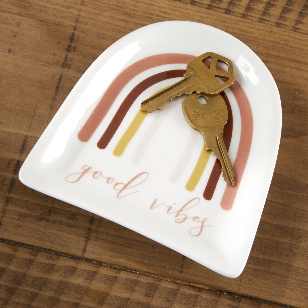 Good Vibes Trinket Dish Alternate Image 4, Kate Aspen | Trinket Dish