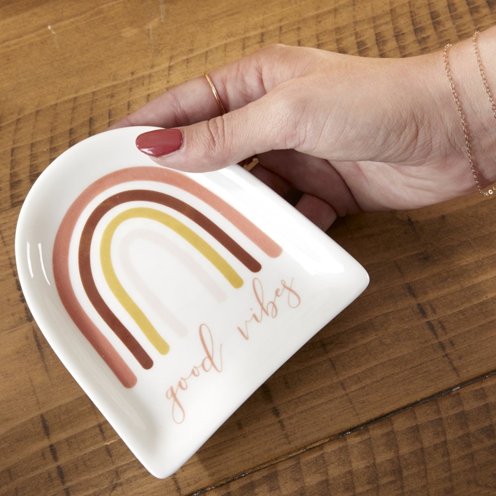 Good Vibes Trinket Dish Alternate Image 5, Kate Aspen | Trinket Dish