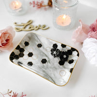Thumbnail for Marble Trinket Dish Alternate Image 2, Kate Aspen | Trinket Dish
