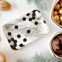 Thumbnail for Marble Trinket Dish Alternate Image 3, Kate Aspen | Trinket Dish