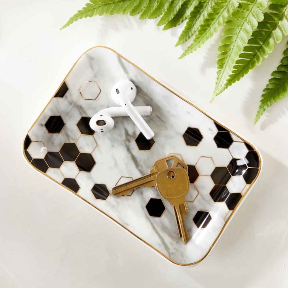 Marble Trinket Dish Alternate Image 4, Kate Aspen | Trinket Dish