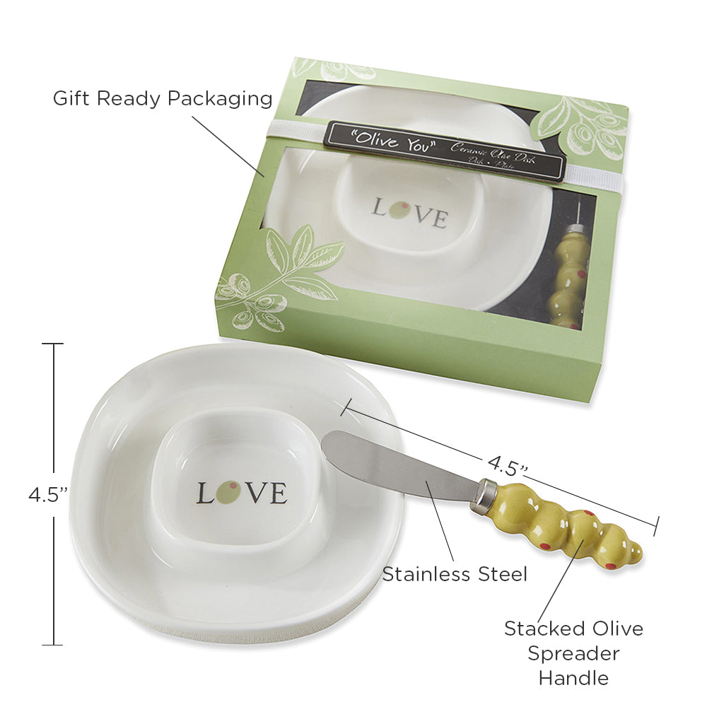 Olive You Olive Tray & Spreader Alternate Image 6, Kate Aspen | Kitchen & Barware