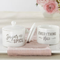 Thumbnail for Sugar, Spice and Everything Nice Ceramic Sugar Bowl Alternate Image 4, Kate Aspen | Kitchen & Barware