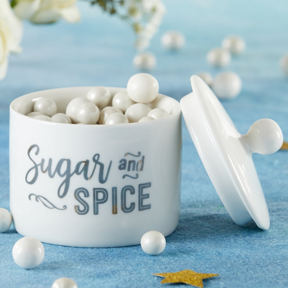 Sugar, Spice and Everything Nice Ceramic Sugar Bowl Alternate Image 6, Kate Aspen | Kitchen & Barware