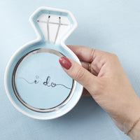 Blue Diamond Ring Trinket Dish Alternate Image 2, Kate Aspen | Trinket Dish