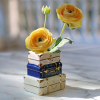 Thumbnail for Suitcase Ceramic Bud Vase (Set of 2) Alternate Image 3, Kate Aspen | Bud Vase