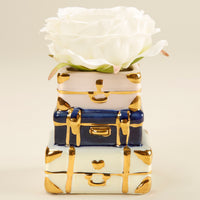 Thumbnail for Suitcase Ceramic Bud Vase (Set of 2) Alternate Image 4, Kate Aspen | Bud Vase