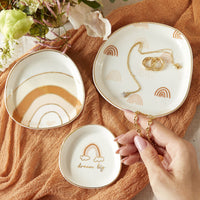 Thumbnail for Boho Rainbow Trinket Dish (Set of 3) Main Image, Kate Aspen | Trinket Dish