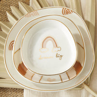Thumbnail for Boho Rainbow Trinket Dish (Set of 3) Alternate Image 2, Kate Aspen | Trinket Dish