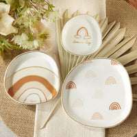 Thumbnail for Boho Rainbow Trinket Dish (Set of 3) Alternate Image 3, Kate Aspen | Trinket Dish