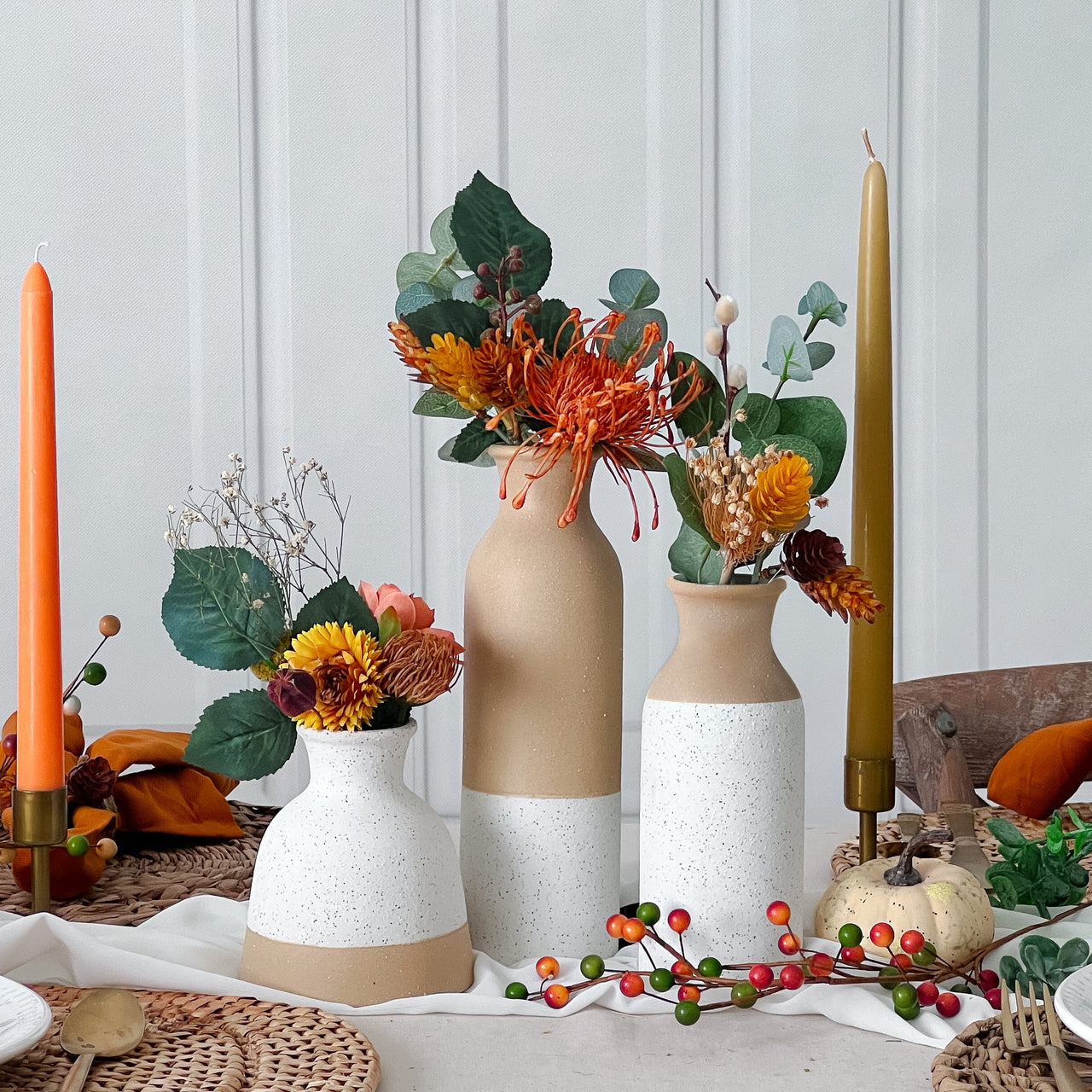 Modern Farmhouse Vase (Set of 3) Alternate Image 4, Kate Aspen | Vase