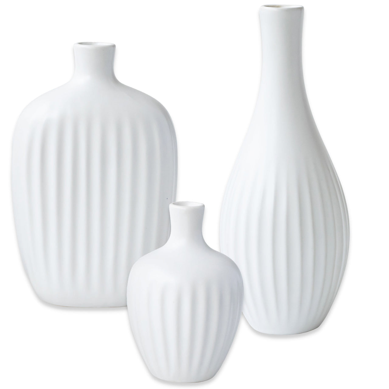 Textured Ceramic Vase White - … curated on LTK