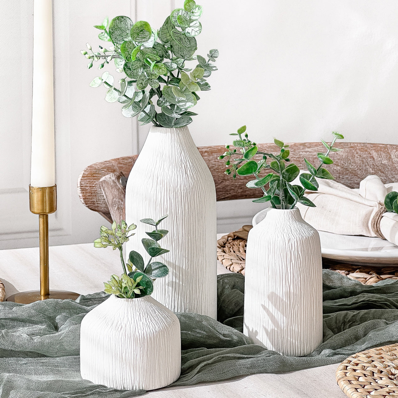 Ceramic Vases With Texture