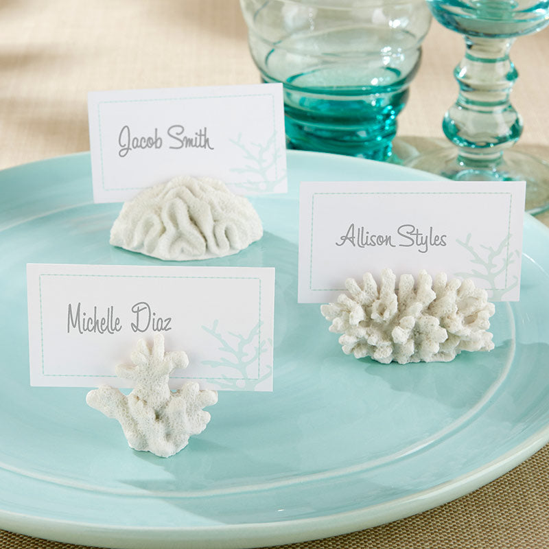 Seven Seas Coral Place Card/Photo Holder (Set of 6) Alternate Image 4, Kate Aspen | Place Card Holders & Frames