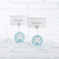Thumbnail for Baby Boy Blue Place Card Holder (Set of 6)