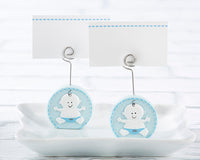 Thumbnail for Baby Boy Blue Place Card Holder (Set of 6)