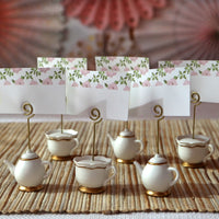 Tea Time Whimsy Place Card Holder (Set of 6) Alternate Image 2, Kate Aspen | Place Card Holders & Frames