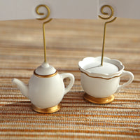 Tea Time Whimsy Place Card Holder (Set of 6) Alternate Image 3, Kate Aspen | Place Card Holders & Frames