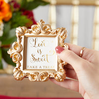 Thumbnail for Royale Gold Baroque Place Card/Photo Holder (Set of 6) Alternate Image 3, Kate Aspen | Place Card Holders & Frames