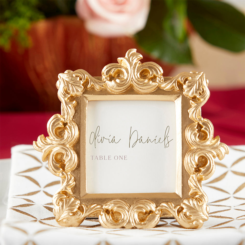 Royale Gold Baroque Place Card/Photo Holder (Set of 6) Alternate Image 4, Kate Aspen | Place Card Holders & Frames