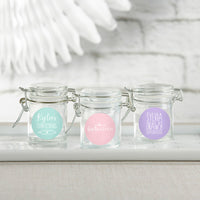 Thumbnail for Personalized Glass Favor Jars - Custom Design (Set of 12)