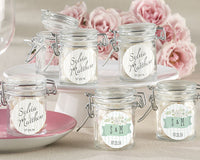 Thumbnail for Personalized Glass Favor Jars - Kate's Rustic Wedding Collection (Set of 12)