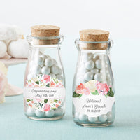 Thumbnail for Vintage 3.8 oz. Milk Bottle Favor Jar - Brunch (Set of 12) (Personalization Available)