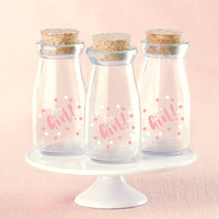 Thumbnail for It's a Girl Vintage 3.8 oz. Milk Bottle Favor Jar (Set of 12)